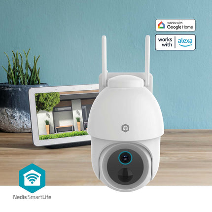 Nedis Nedis SmartLife 3MP Outdoor PTZ Kamera mit WiFi und Batterie