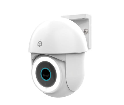 Nedis Nedis SmartLife PT bestuurbare camera voor buiten met WiFi en spotlight (Full Color), vaste voeding