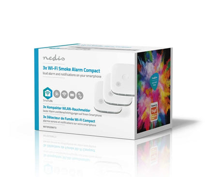 Nedis Nedis SmartLife Rauchmelder 3er Set mit austauschbaren Batterien