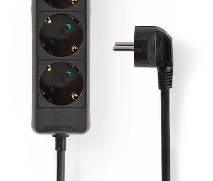 Nedis Nedis Socket with grounding, 16 A, 3-way, 1.5m