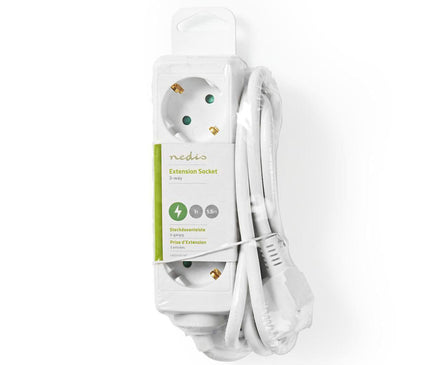 Nedis Nedis Socket with grounding, 16 A, 3-way, 1.5m