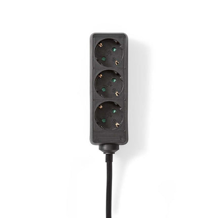 Nedis Nedis Stekkerdoos met randaarde, 16 A, 3-wegs, 3m