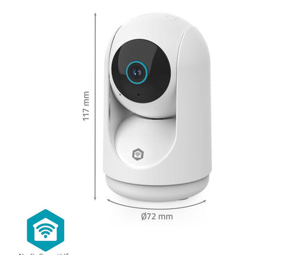 Nedis Nedis Wi-Fi Smart IP Kamera HD Schwenk-Neige-Funktion