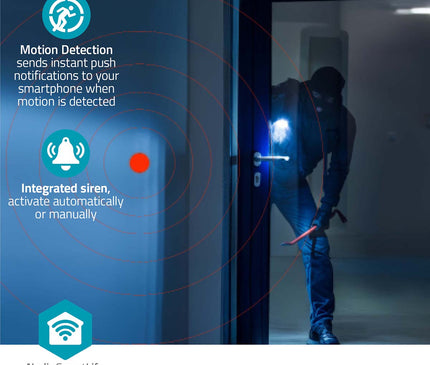 Nedis Nedis Wi-Fi Smart IP Kamera HD Schwenk-Neige-Funktion