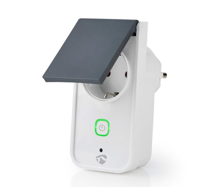 Nedis Nedis Wi-Fi Smart Plug for Outdoor | Splashproof | IP44 | Consumption Monitor | Schuko Type F | 16 A
