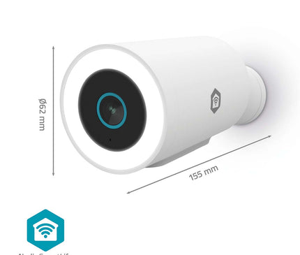 Nedis Nedis Wi-Fi Smartlife 3Mp Full-HD IP-camera voor buiten met bewegingssensor, vaste voeding