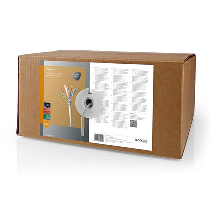 Nedis Netwerkkabel CAT6A  S/FTP, 305 mtr op rol, 100% koper, Solid aders