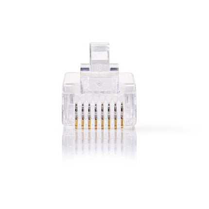 Nedis RJ45 Connector CAT5e , Verguld 10 Stuks, Solid Ader