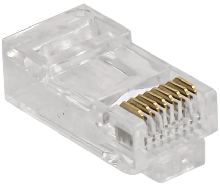 Nedis RJ45 Connector CAT6 UTP Pass Through Solid 10 stuks (stugge aders)