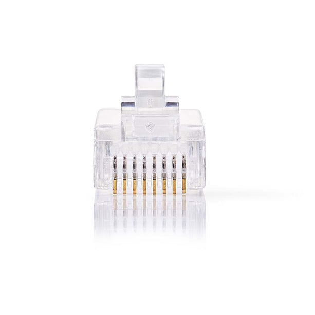 Nedis RJ45 Connector CAT6, Verguld 10 Stuks, Solid Ader