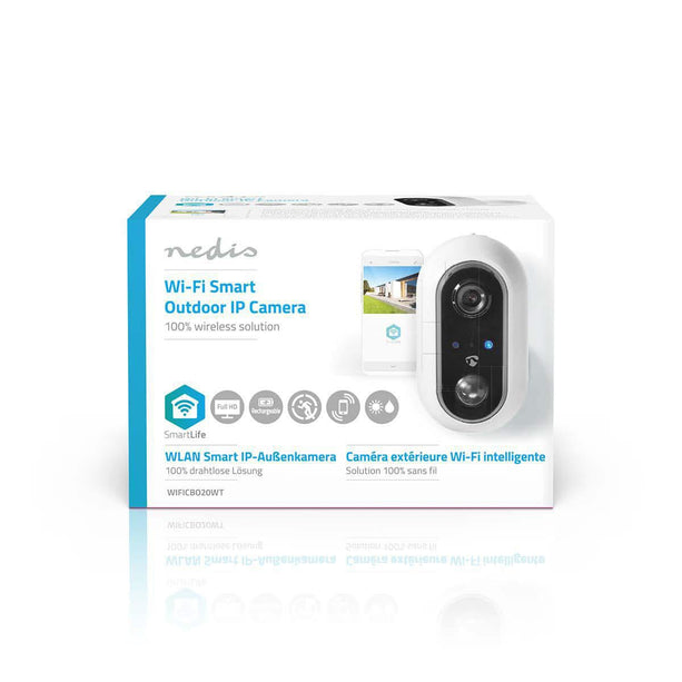 Nedis SmartLife Camera voor Buiten Wi-Fi Full HD IP65 Cloud / MicroSD