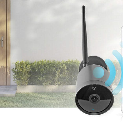 Nedis SmartLife Camera Wi-Fi Full HD MicroSD slot Met bewegingssensor