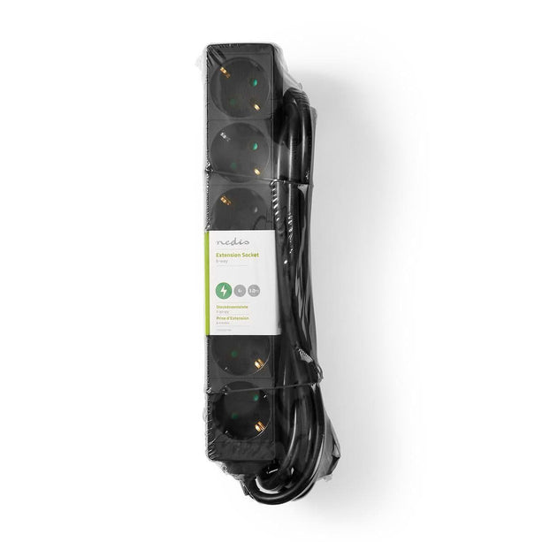 Nedis Stekkerdoos met randaarde, 16 A, 6-wegs, 3m