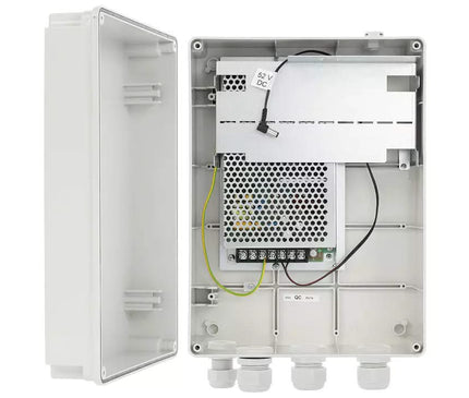 Pulsar Pulsar SWSH120 ABS-Gehäuse IP56 mit 52VDC/120W Stromversorgung für PoE-Switch