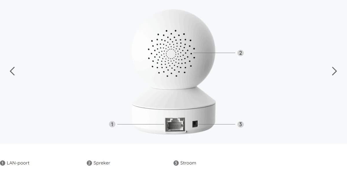 Reolink E330, 4 MP Dual-Band WiFi Pan&Tilt camera voor binnen