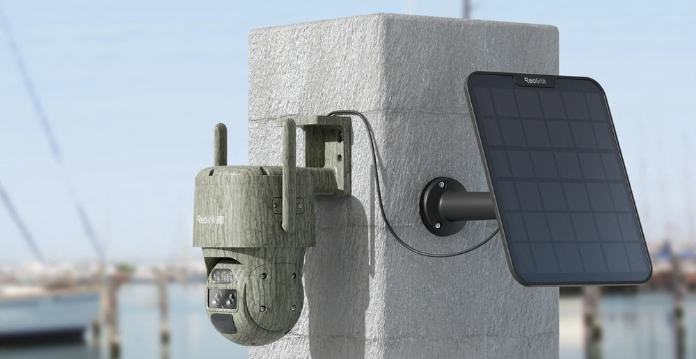 Reolink G770-C, 4K 8MP Dual-Lens, 4G PT batterijcamera met zonnepaneel