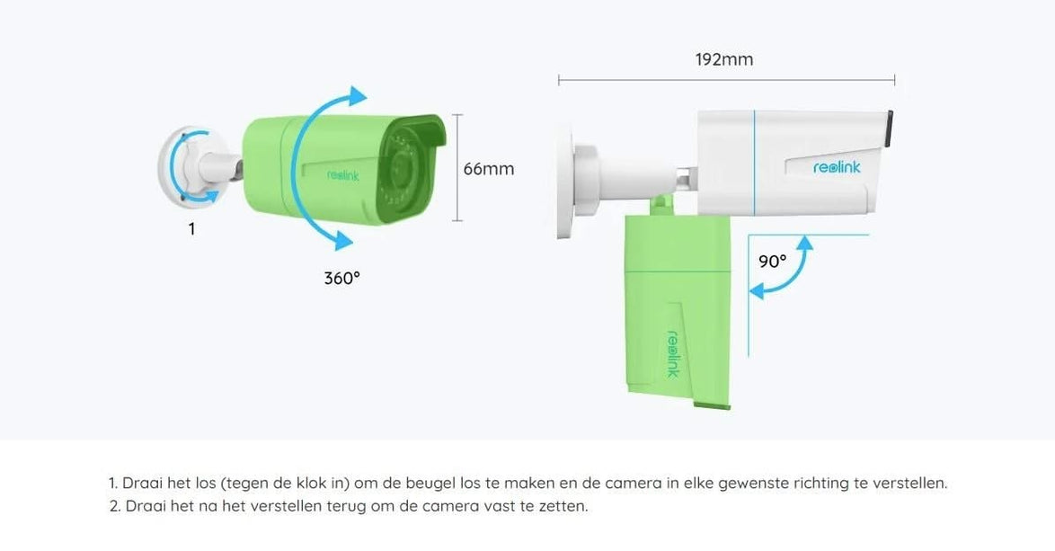 Reolink P330, 8MP 4K PoE IP Camera met Persoon/Voertuig Detectie