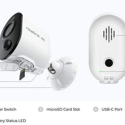 Reolink Reolink B350, 4K/8MP WiFi Dual-Band batterijcamera kleuren nachtzicht