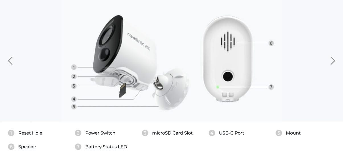 Reolink Reolink B350, 4K/8MP WiFi Dual-Band Akku-Kamera Farb-Nachtsicht