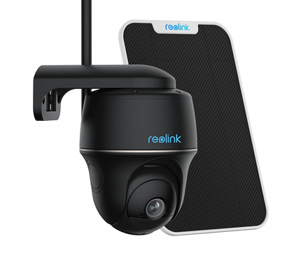 Reolink Reolink B430 5mp, drahtlose Pan & Tilt Dual WiFi Kamera auf Batterie (wiederaufladbar) schwarz