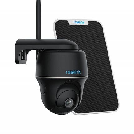 Reolink Reolink B430 5mp, drahtlose Pan & Tilt Dual WiFi Kamera auf Batterie (wiederaufladbar) schwarz
