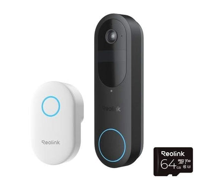 Reolink Reolink D340B WiFi Video Türklingel und 64GB micro SD Karte