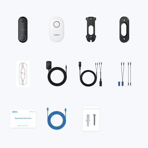 Reolink D340W Smart 2K+ WiFi Video doorbell with separate bell