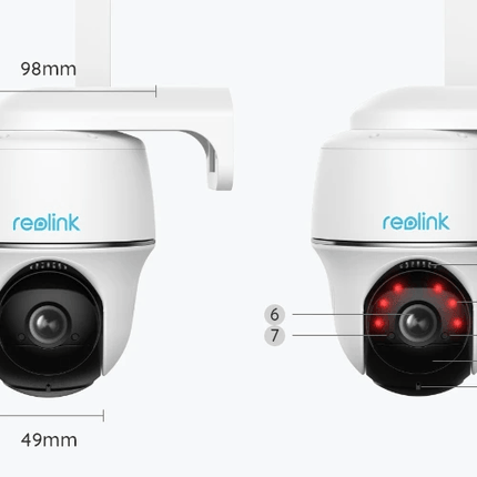 Reolink Reolink G430, 4G LTE 5MP Pan Tilt battery camera and smart detection