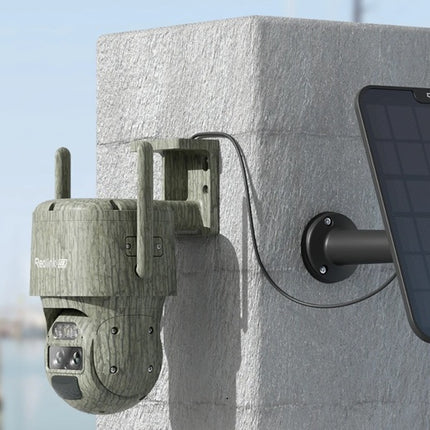 Reolink Reolink G770-C, caméra 4K 8MP à double objectif, 4G PT avec panneau solaire