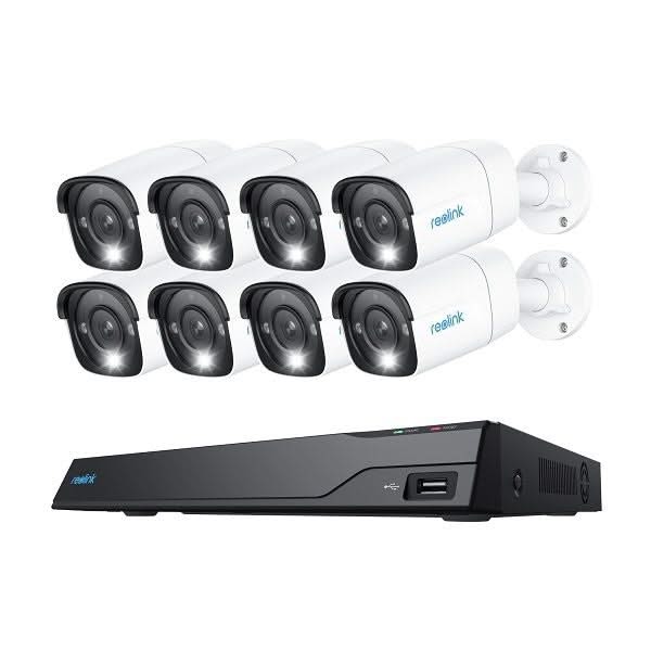 Reolink Reolink NVS16-12MB8, 12MP PoE Cameraset met 24/7 opnemen
