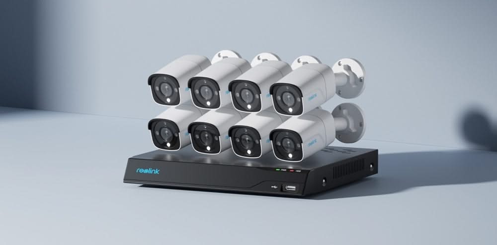 Reolink Reolink NVS16-12MB8, 12MP PoE Cameraset met 24/7 opnemen