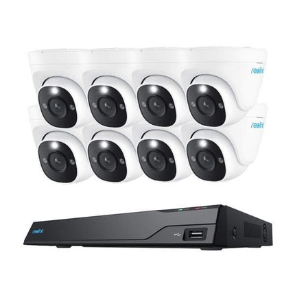 Reolink Reolink NVS16-8MD8, smart 8MP PoE Camera Set with 8 x Turret, NVR with 4TB HDD