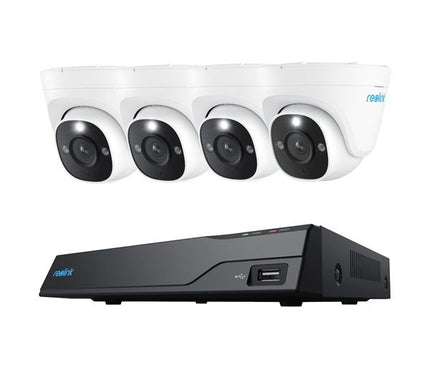 Reolink Reolink NVS8-12MD4, slimme 12MP PoE beveiligingsset met intelligente detectie en 24/7 opnemen, Full Color