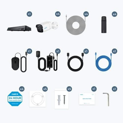 Reolink Reolink NVS8-5MB4, Security Set 2TB, 5MP, PoE and smart detection