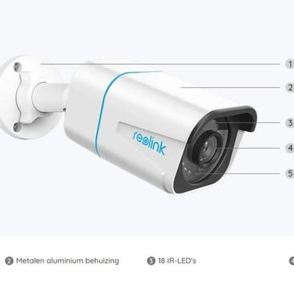 Reolink Reolink P330, 8MP 4K PoE IP Camera met Persoon/Voertuig Detectie