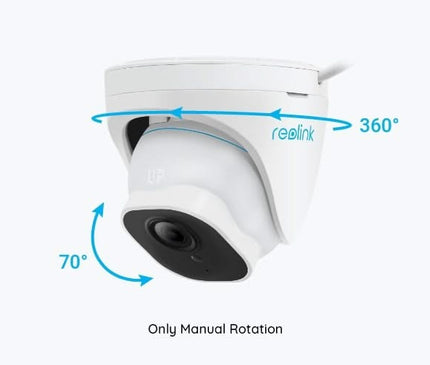 Reolink Reolink P334 Revolverkamera, 4K 8 Megapixel POE Smart Erkennung