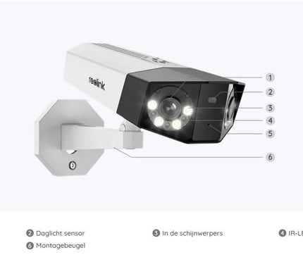 Reolink Reolink P730, 4K Dual-lens camera with 180° viewing angle with PoE