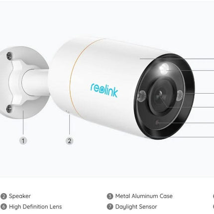Reolink Reolink RLK8-1200B4-A-4MM, Kit de sécurité 12MP avec détection intelligente et PoE