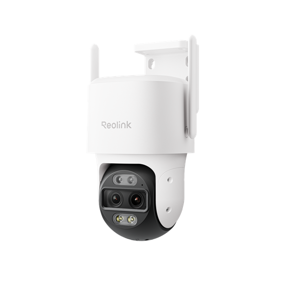 Reolink W760-A-W Dual Lens 4K WiFi PTZ Camera (AC-powered) with Smart Hybrid LEDs
