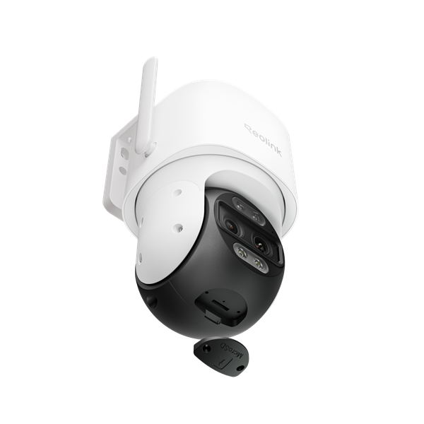 Reolink Reolink W760-A-W Dual Lens 4K WiFi PTZ camera (vaste voeding) smart hybrid leds
