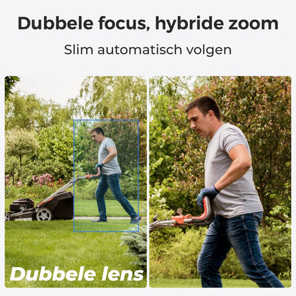 Reolink Trackmix-WiFi, 4K Dual-Lens, PTZ Camera with Motion Tracking