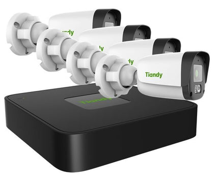 Tiandy TC-S321N3105, 2Mp Bullet camera set, Color Maker, PoE