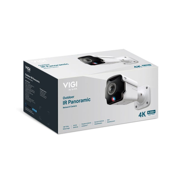 TP-Link VIGI InSight S385PI - 8MP 180-Grad IR Panorama AI Bullet Kamera mit aktiver Abschreckung