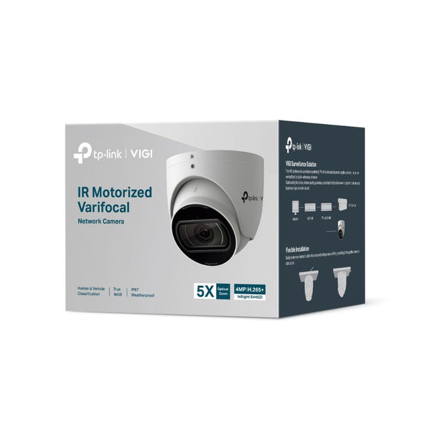 TP-Link VIGI InSight S445ZI - 4MP IR Motorisierte Varifocal AI Turret Kamera mit 5x Zoom