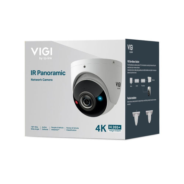 TP-Link VIGI InSight S485PI - 8MP IR-Panorama-Kamera mit AI-Turm und aktiver Abschreckung