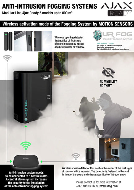 URFOG FPU03ESM500A Mistmachine Ajax Ready tot 500m3