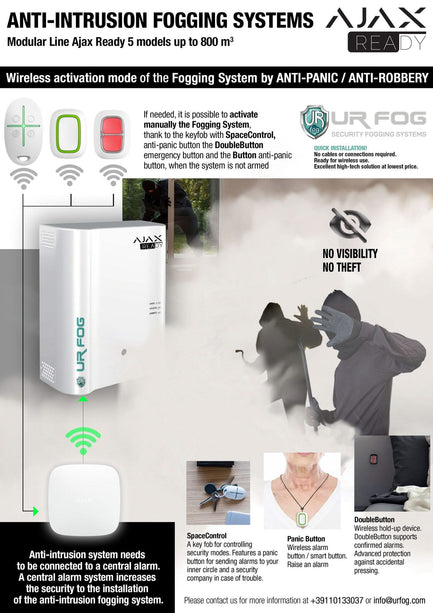 URFOG FPU03ESM800A Mistmachine Ajax Ready tot 800m3