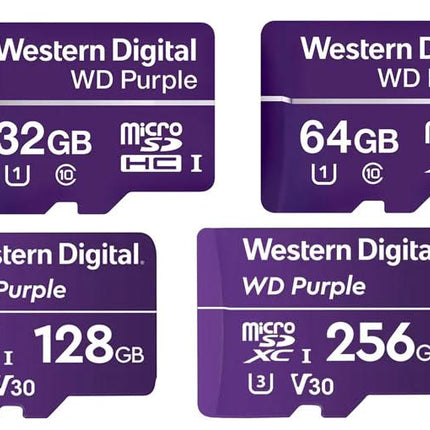 Western Digital Purple MicroSD Video Surveillance