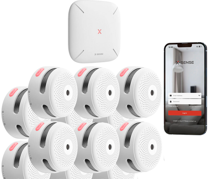 X-Sense X-Sense FS121 Branddetectieset - 12 rookmelders + SBS50 hub
