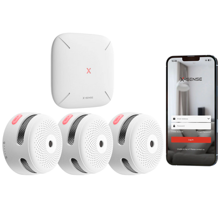 X-Sense X-Sense FS31 Branddetectieset - 3 rookmelders + SBS50 hub